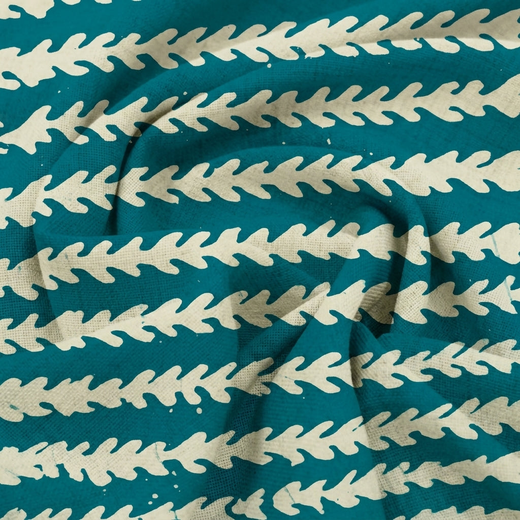 Swirled Batik Green Batik Cotton Fabric