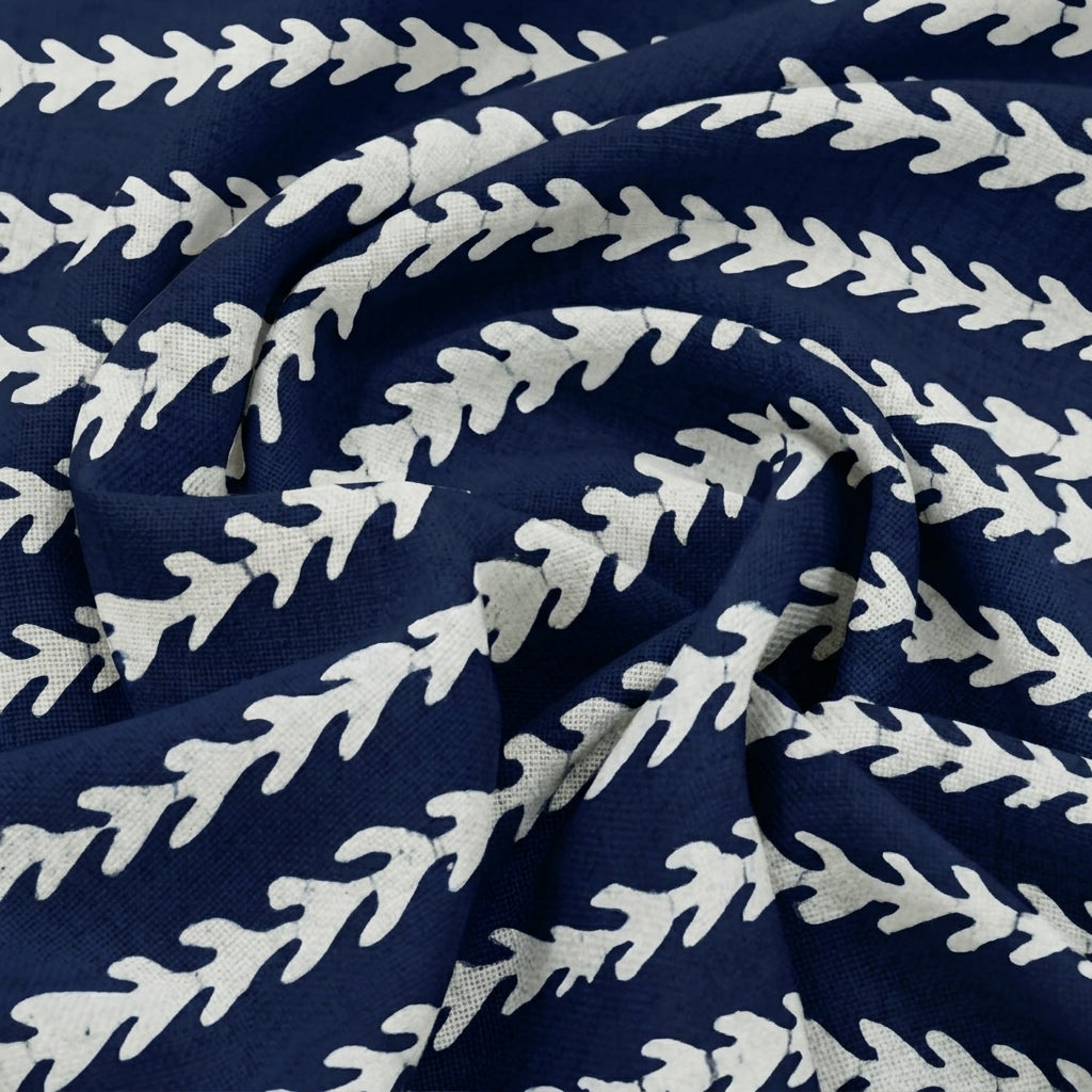 Swirled Batik Black Batik Cotton Fabric