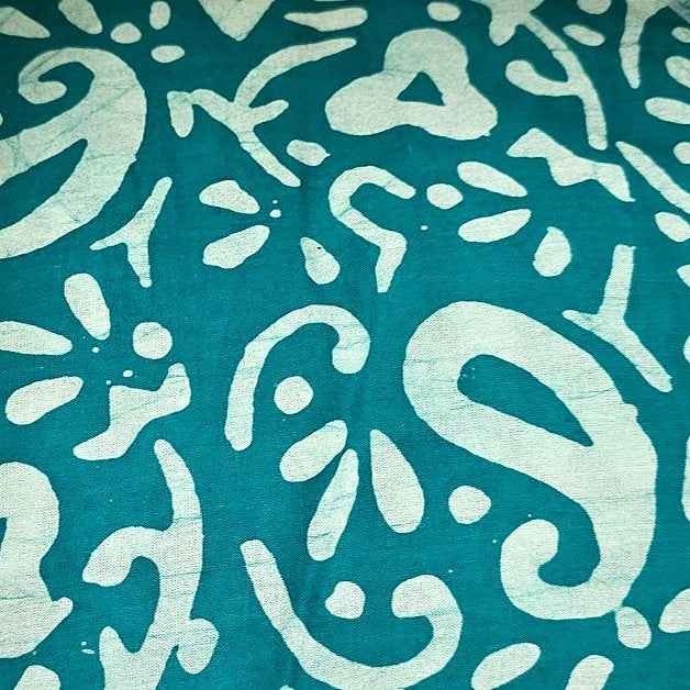 Batik Cotton Fabric - EC16202 - Flat fabric