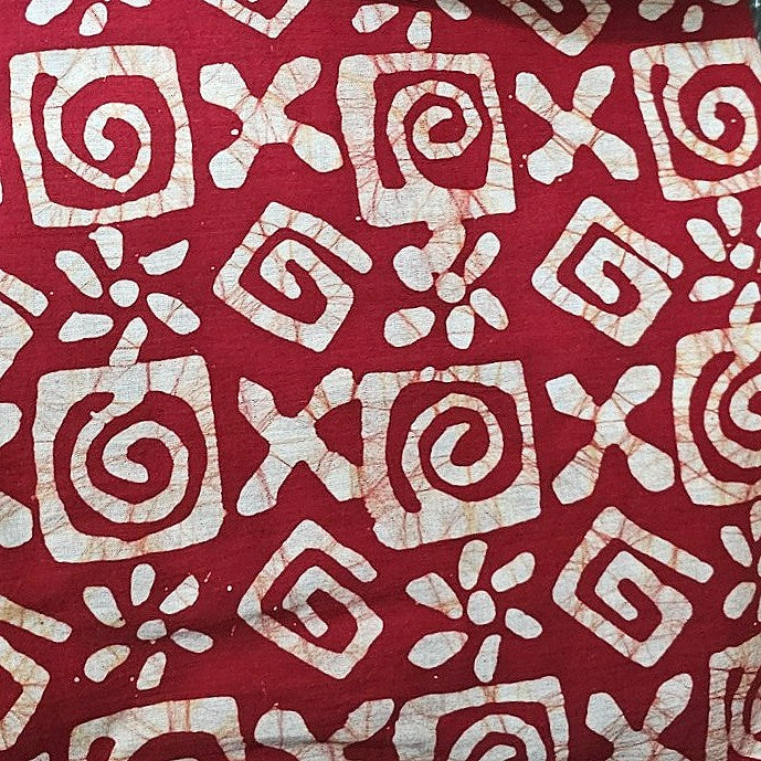 Batik Cotton Fabric - EC16204 - Flat fabric