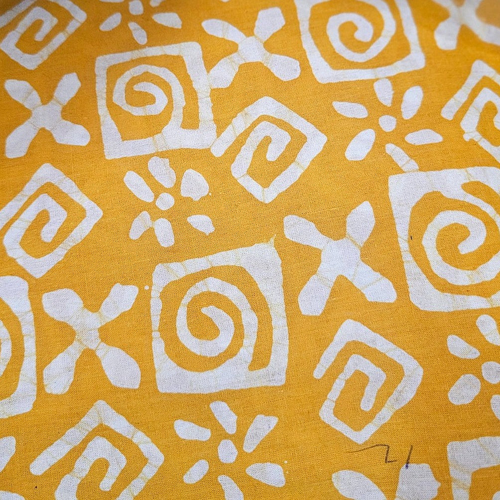 Batik Cotton Fabric - EC16209 - Flat fabric