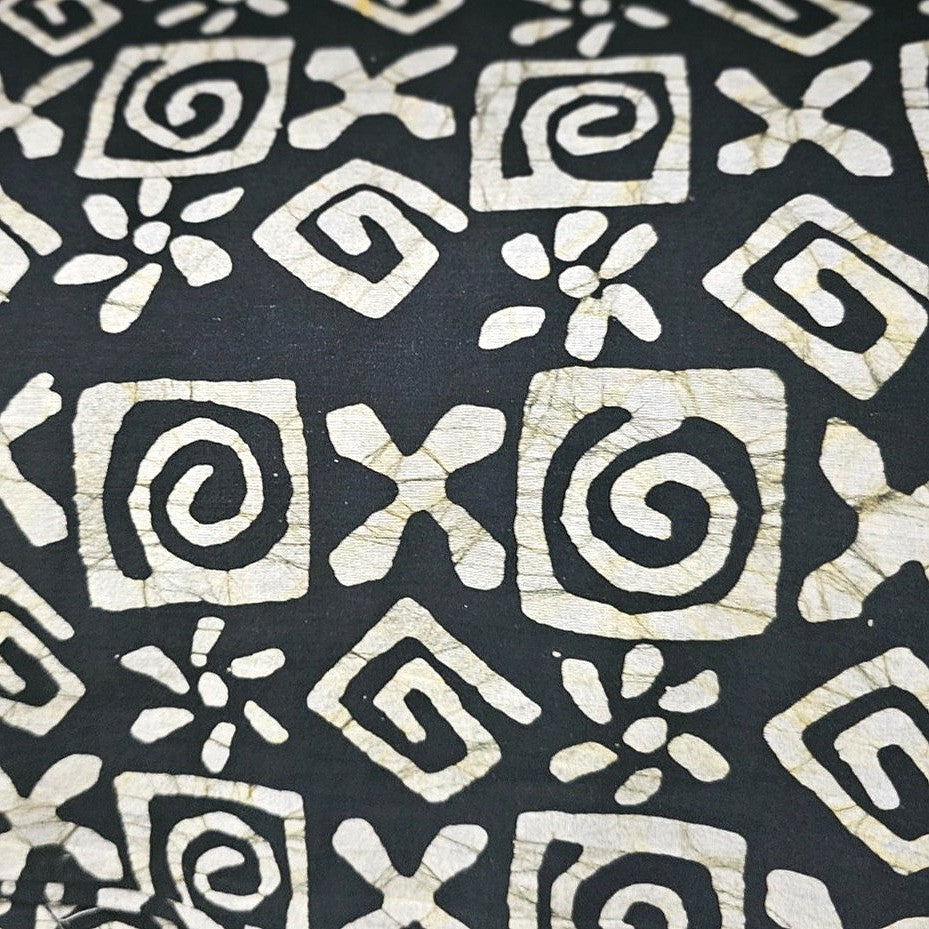 Batik Cotton Fabric - EC16210 - Flat fabric