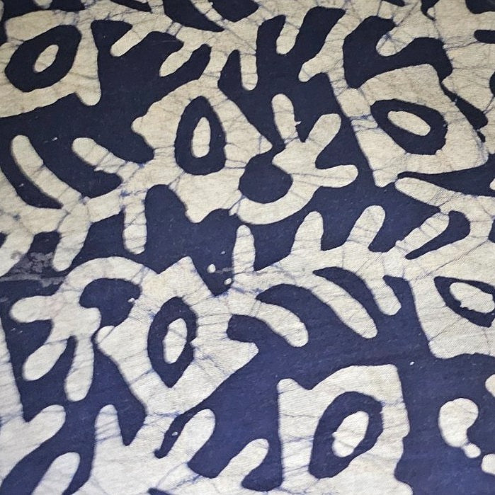 Batik Cotton Fabric - EC16211 - Flat fabric