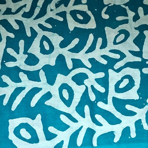 Batik Cotton Fabric - EC16212 - Flat fabric