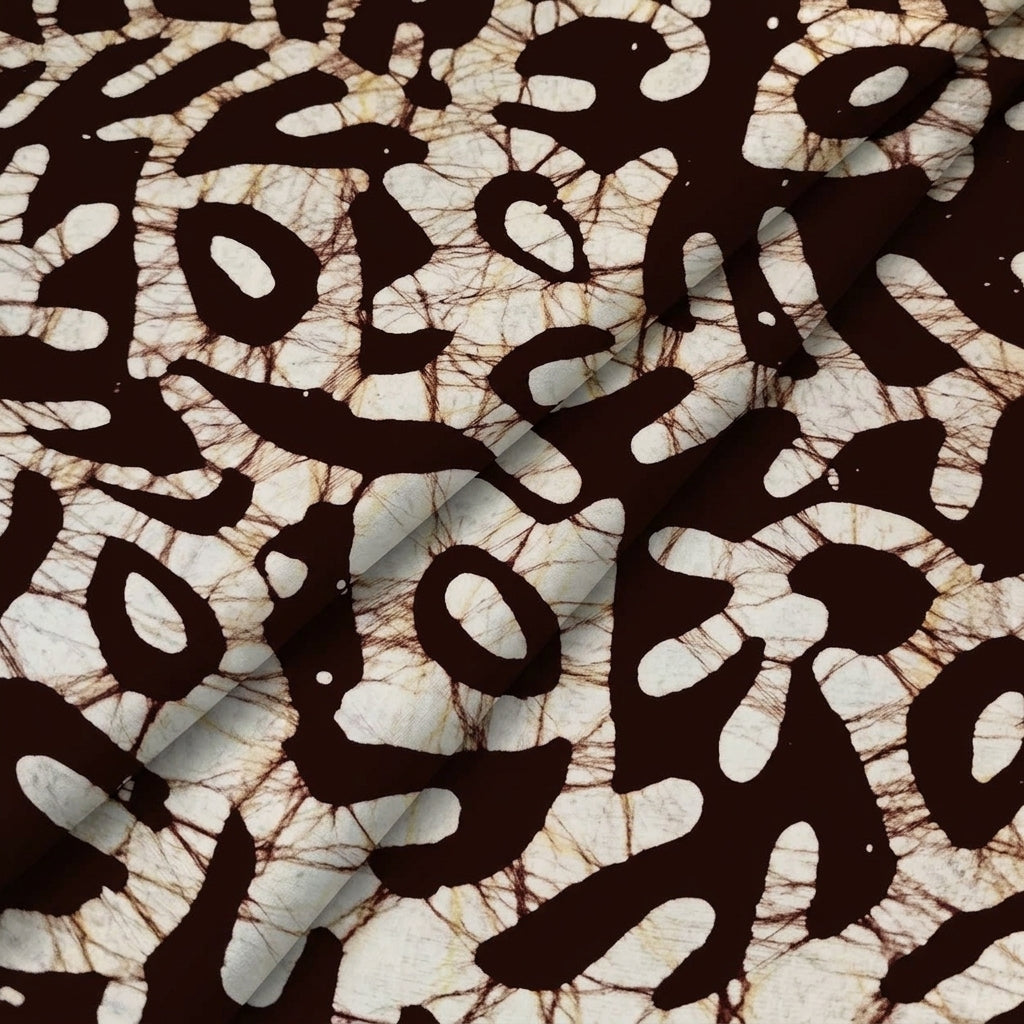Batik Cotton Fabric - EC16214 - folds