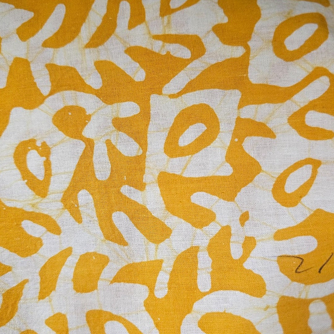 Batik Cotton Fabric - EC16215 - Flat fabric