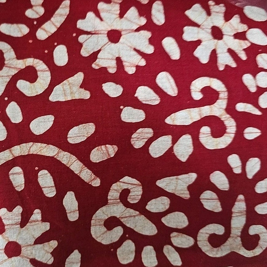 Batik Cotton Fabric - EC16217 - Flat fabric