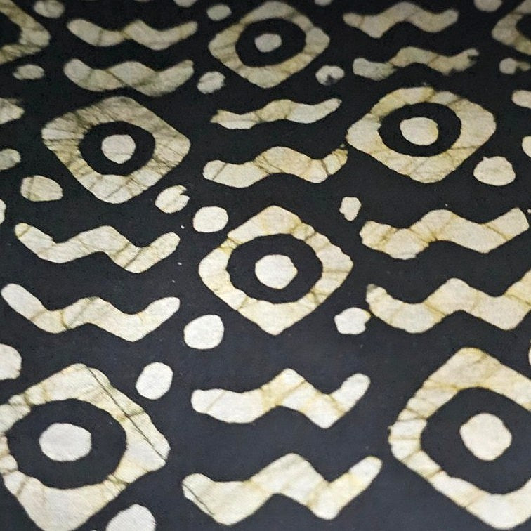 Batik Cotton Fabric - EC16224 - Flat fabric