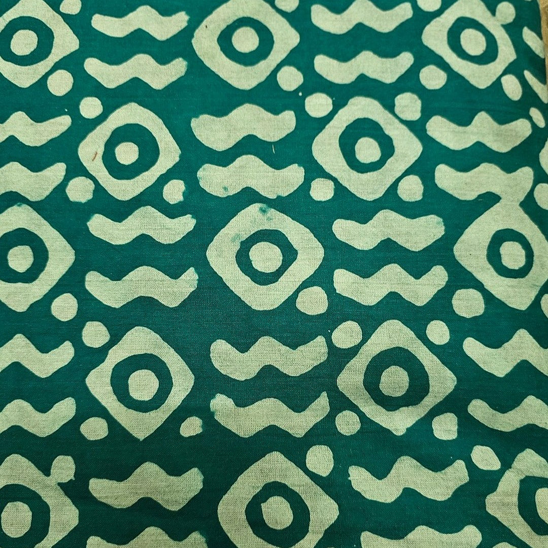 Batik Cotton Fabric - EC16226 - Flat fabric