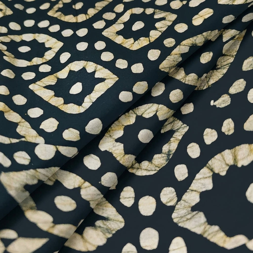 Folded Black Fabric