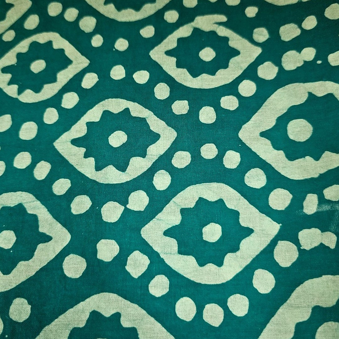 Batik Cotton Fabric - EC16240 - Flat fabric