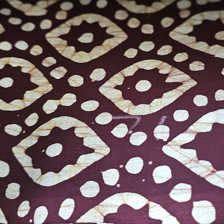 Batik Cotton Fabric - EC16241 - Flat fabric