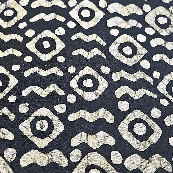 Batik Cotton Fabric - EC16280 - Flat fabric