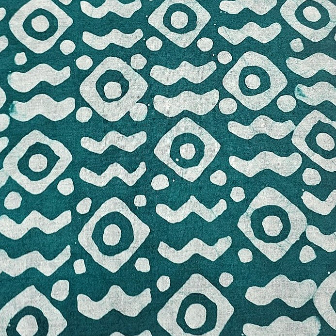 Batik Cotton Fabric - EC16281 - Flat fabric