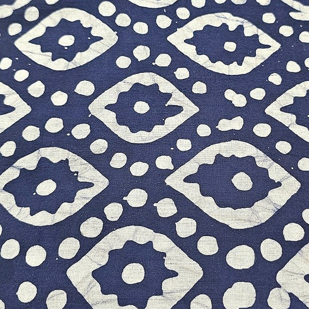 Batik Cotton Fabric - EC16284 - Flat fabric
