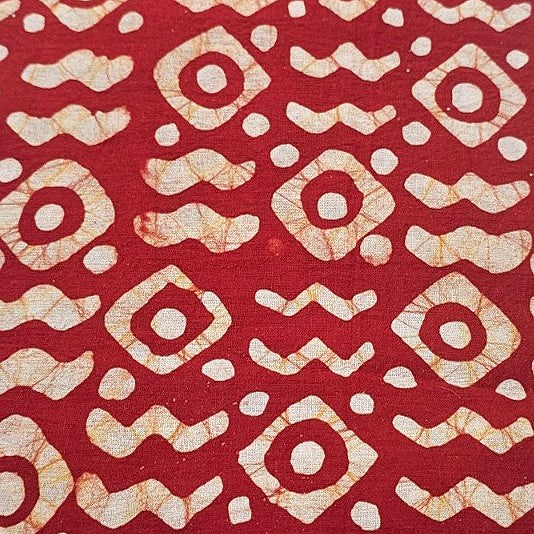Batik Cotton Fabric - EC16286 - Flat fabric