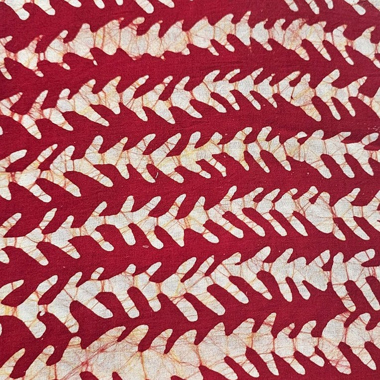 Batik Cotton Fabric - EC16287 - Flat fabric