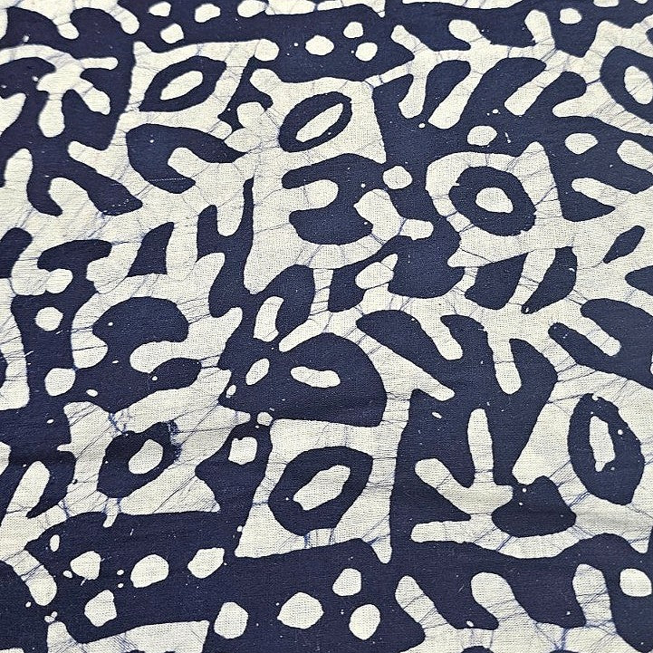 Batik Cotton Fabric - EC16296 - Flat fabric