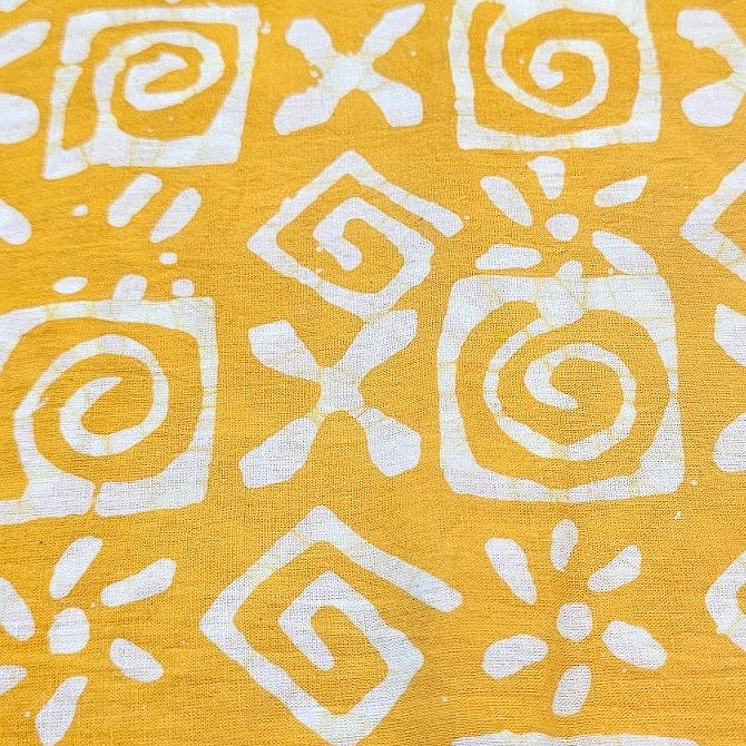 Batik Cotton Fabric - EC16299 - Flat fabric