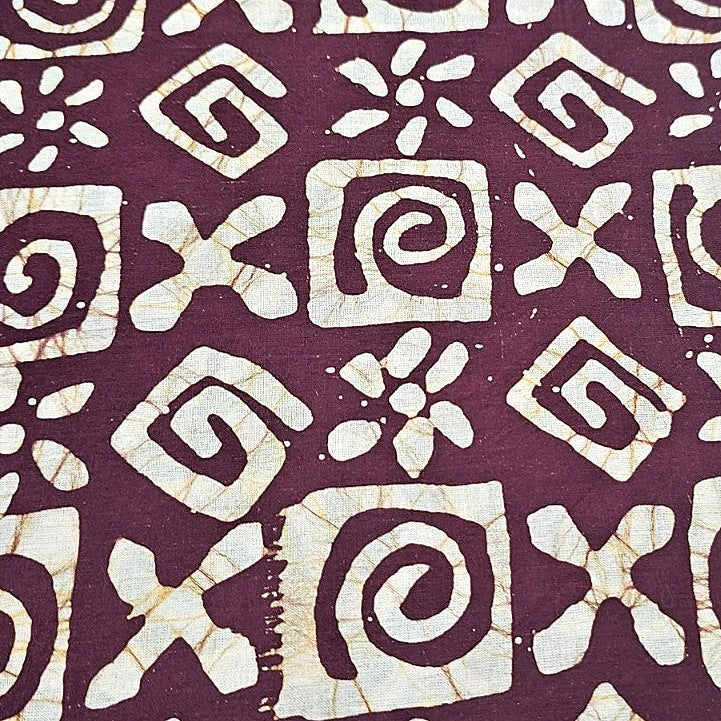 Batik Cotton Fabric - EC16300 - Flat fabric