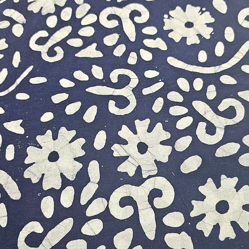 Batik Cotton Fabric - EC16304 - Flat fabric