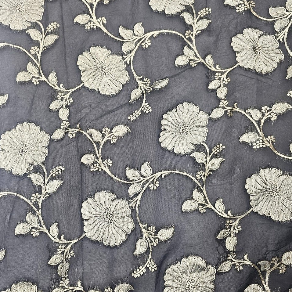 Embroidery Semi Banaras Fabric