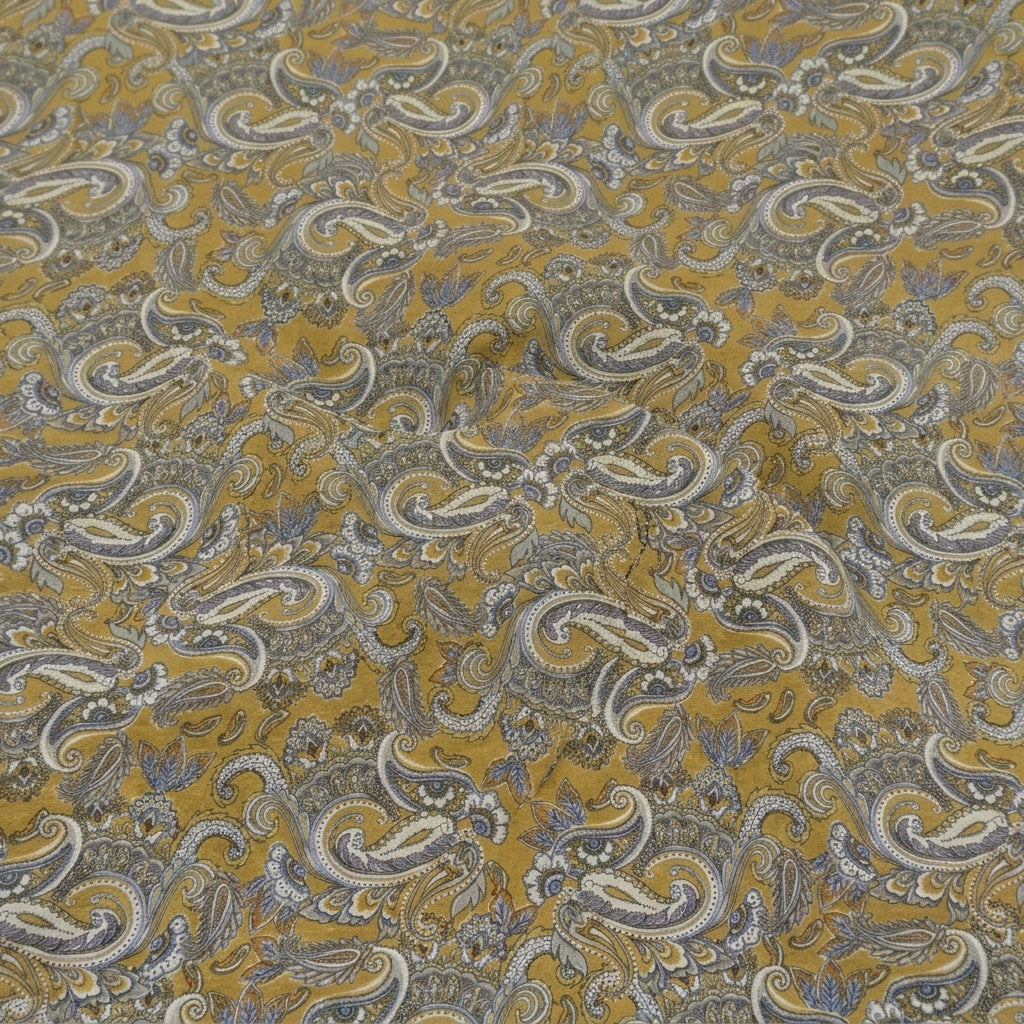 Paisley Crepe Fabric
