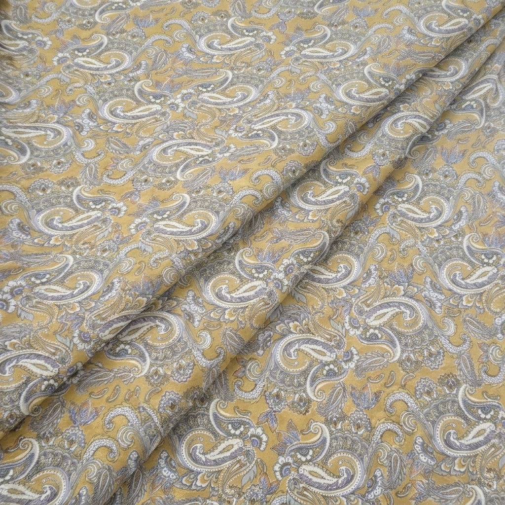 Paisley Crepe Fabric