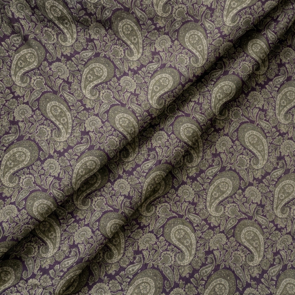 Paisley Crepe Fabric