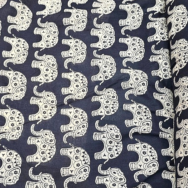 Animal Print Cotton Fabric - EC16409 - Flat fabric