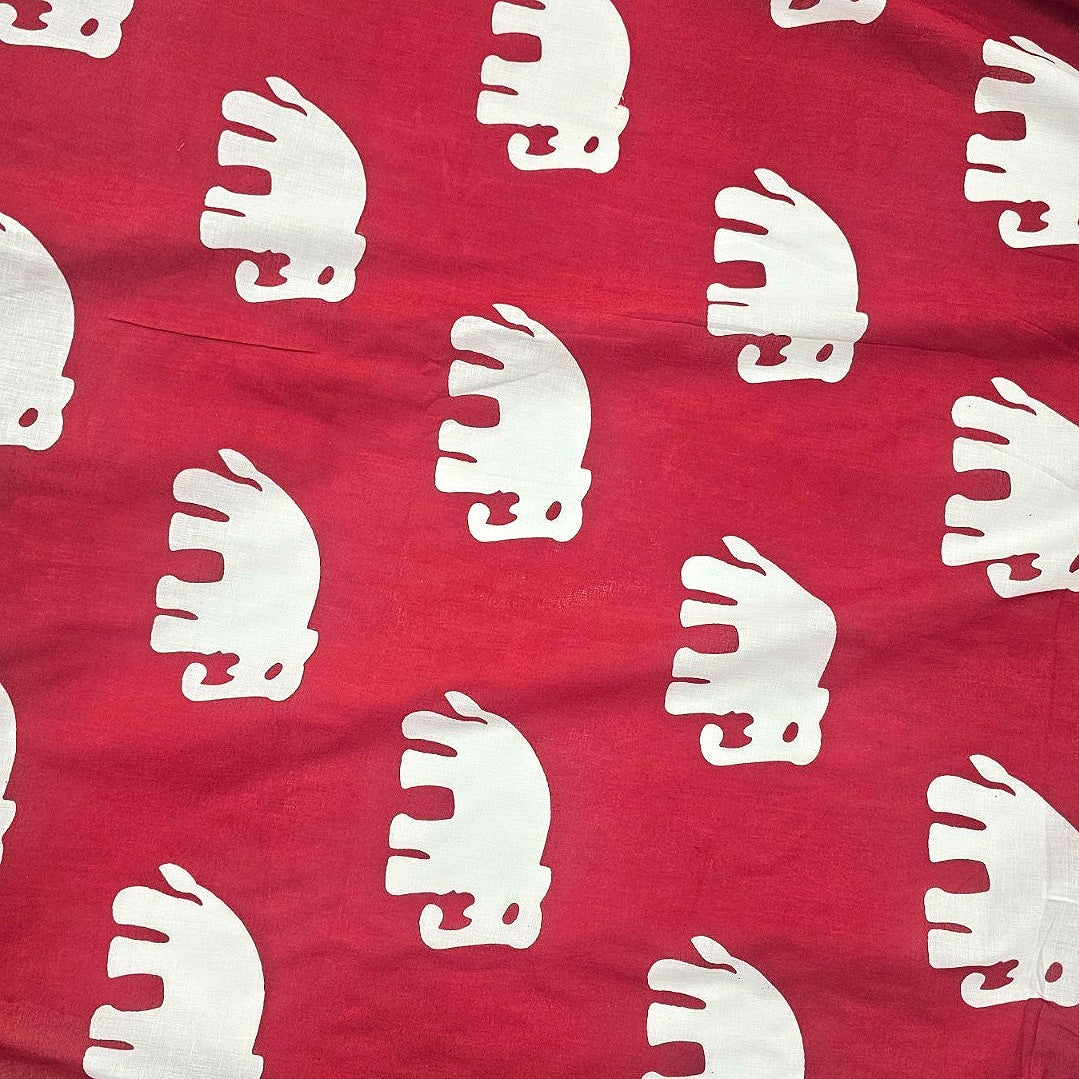 Animal Print Cotton Fabric - EC16420 - Flat fabric
