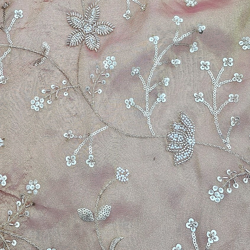 Embroidery Tissue Fabric - EC16568 - Flat fabric