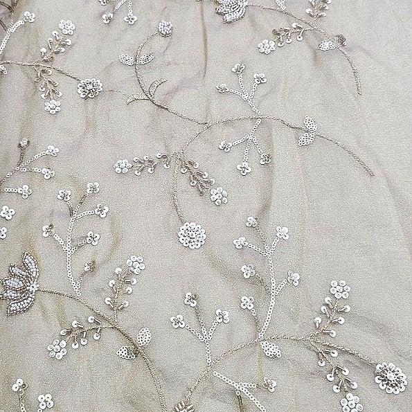 Embroidery Tissue Fabric - EC16570 - Flat fabric