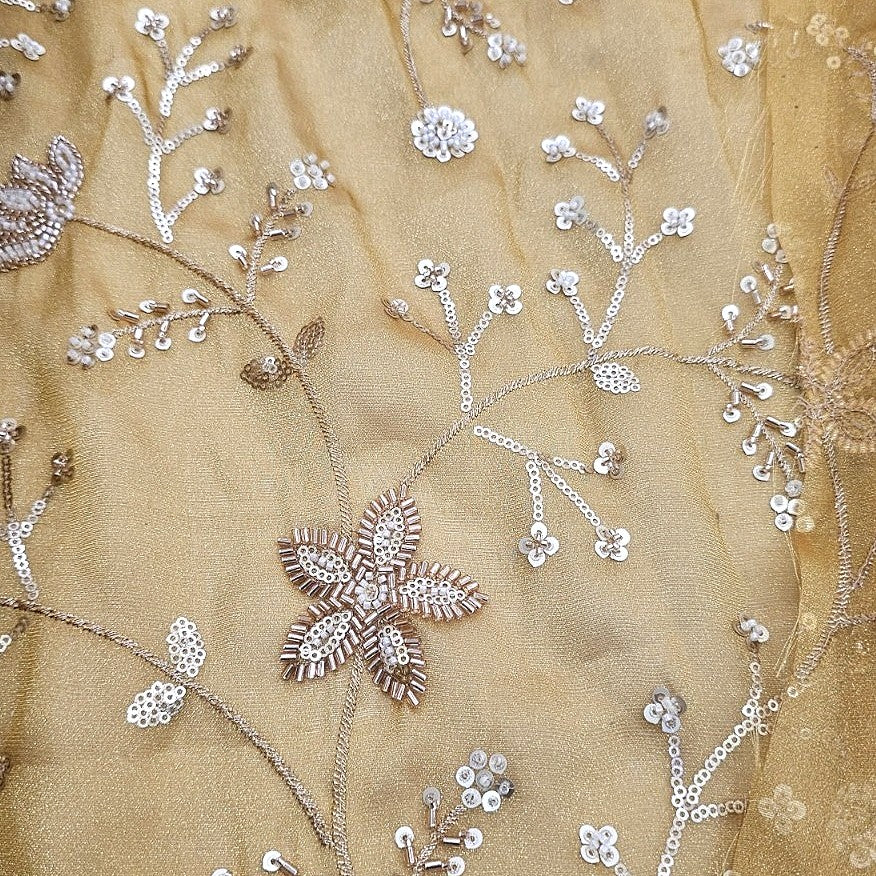 Embroidery Tissue Fabric - EC16574 - Flat fabric