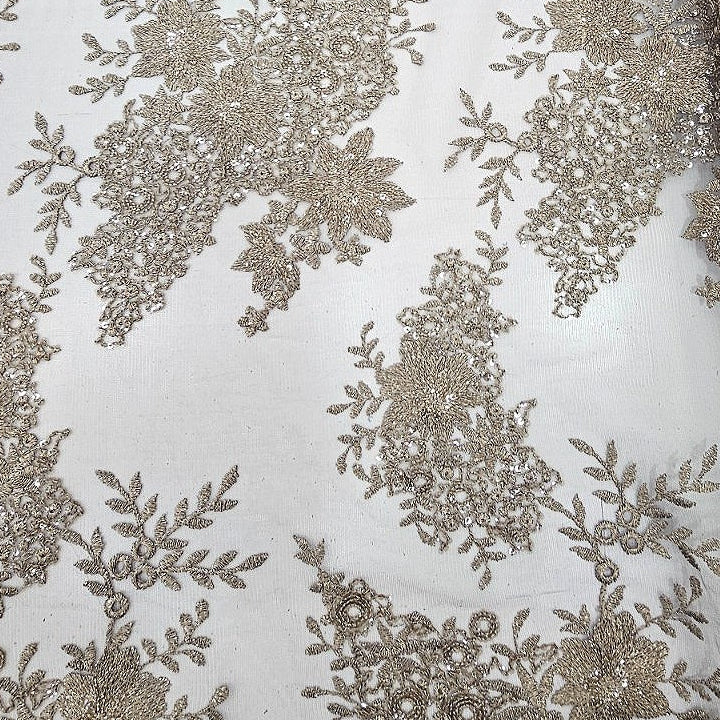 Embroidery Net Fabric - EC16709 - Flat fabric