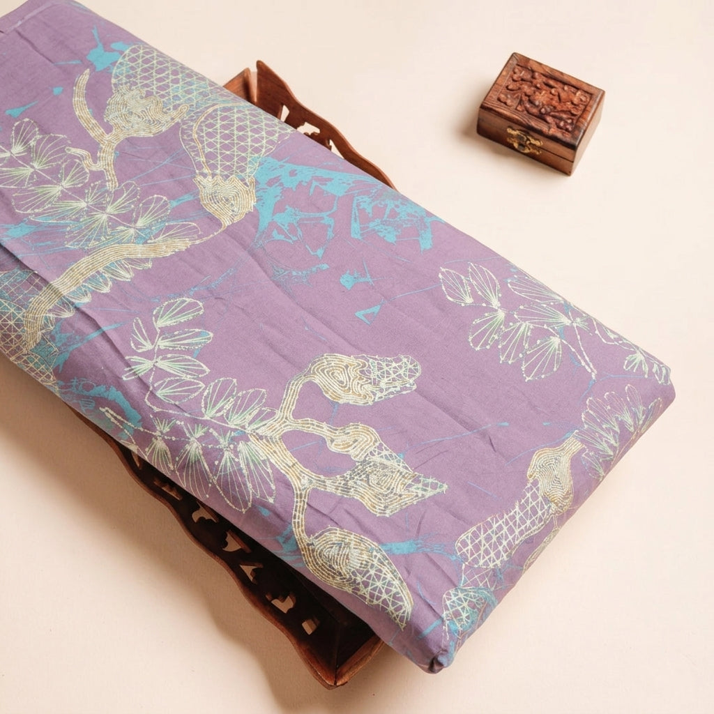 Floral Satin Fabric