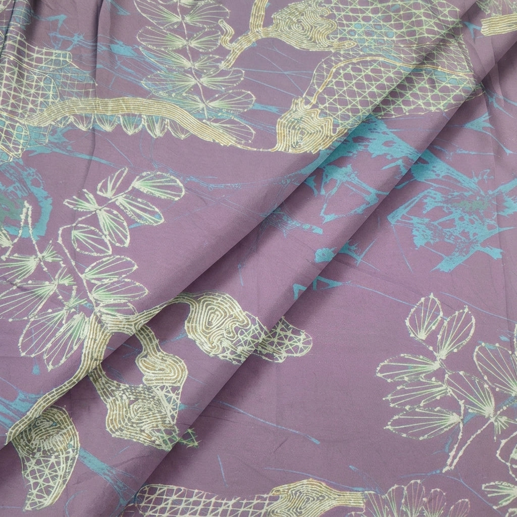 Floral Satin Fabric