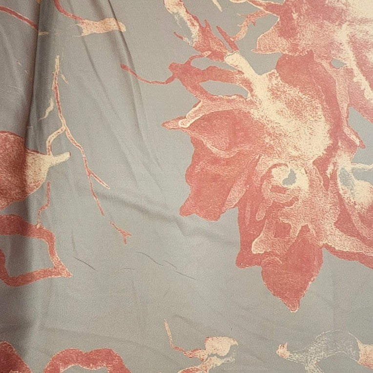 Floral Satin Fabric