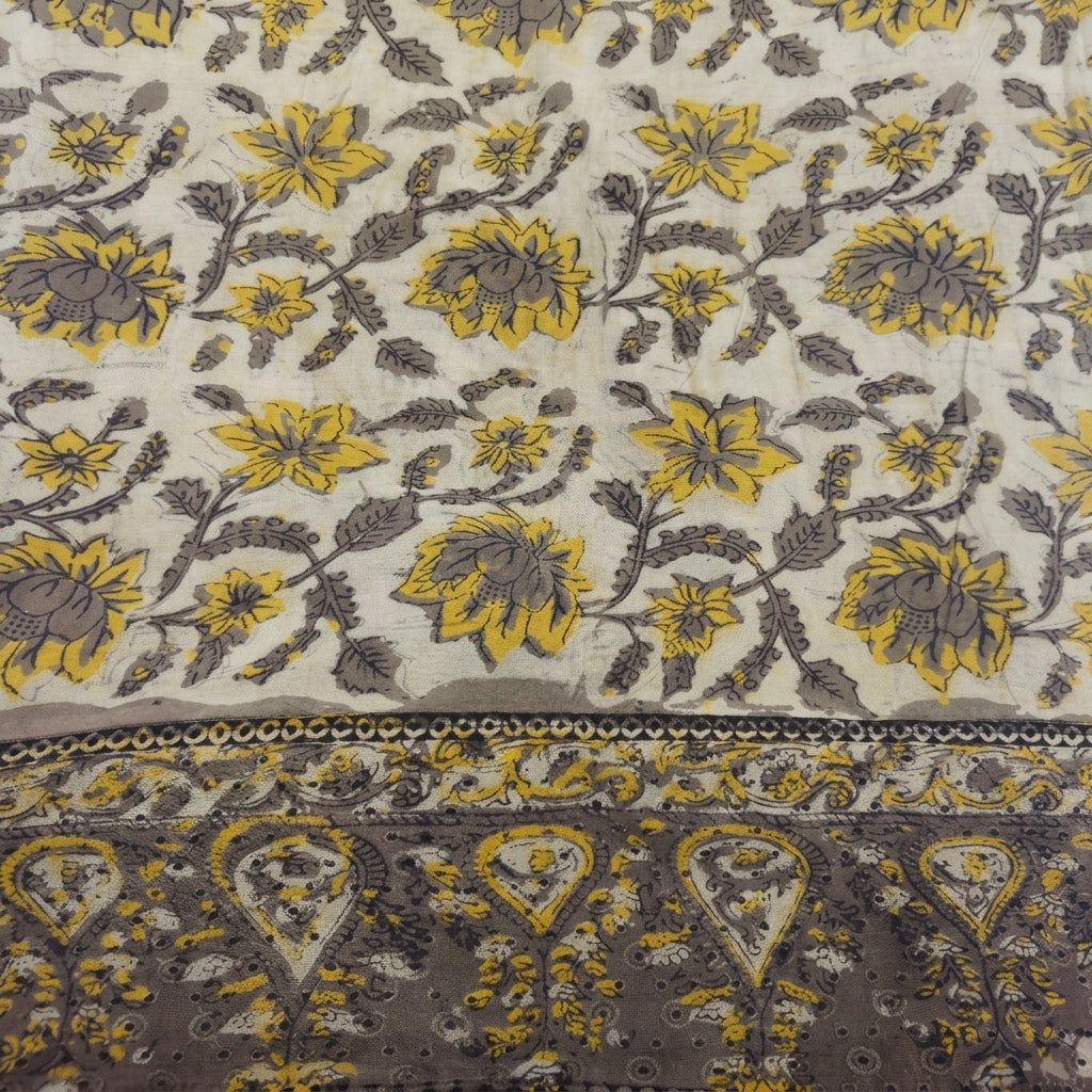 Cutwork Floral Cotton Fabric