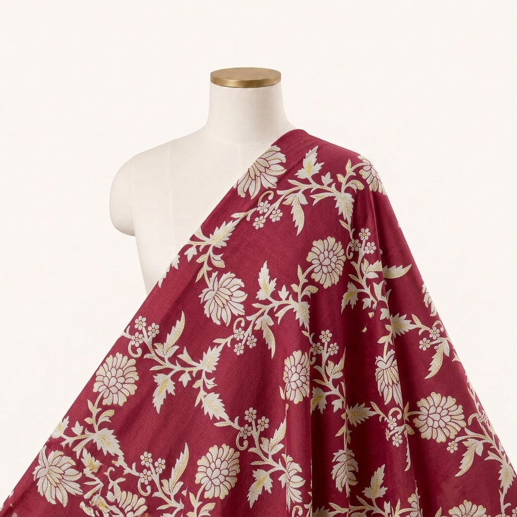 Floral Rayon Fabric