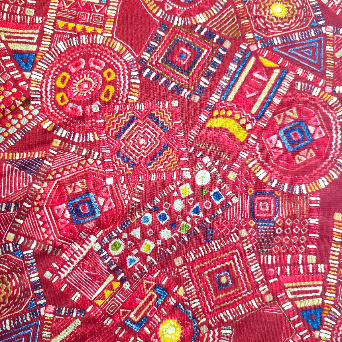 Abstract Rayon Fabric