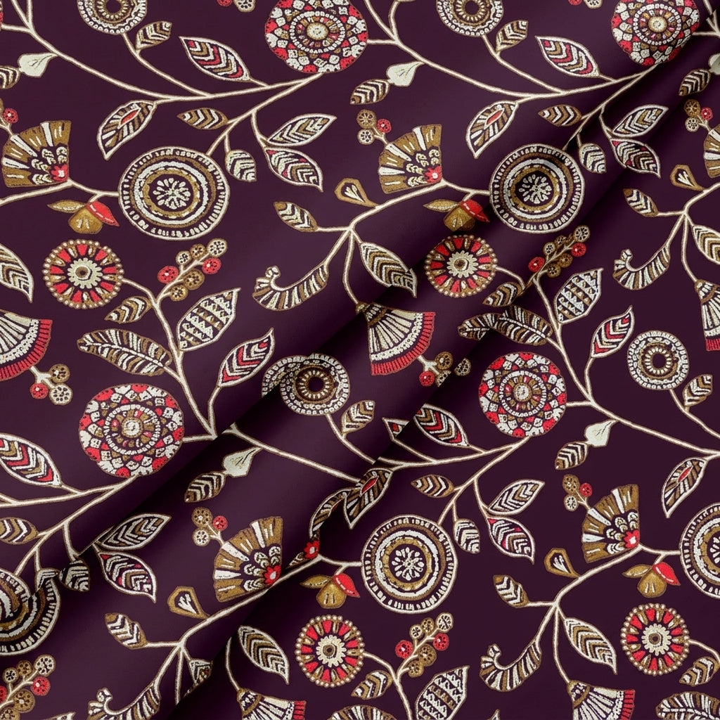 Floral Rayon Fabric