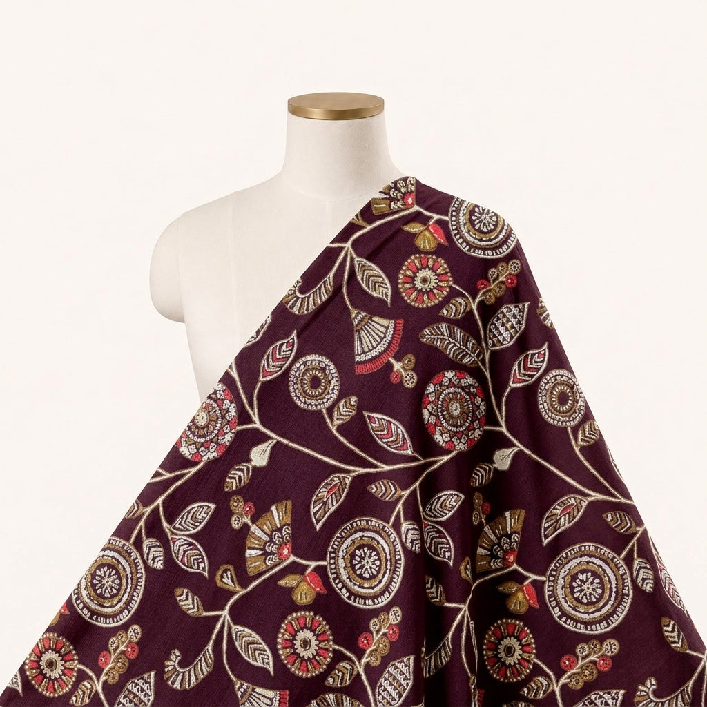 Floral Rayon Fabric