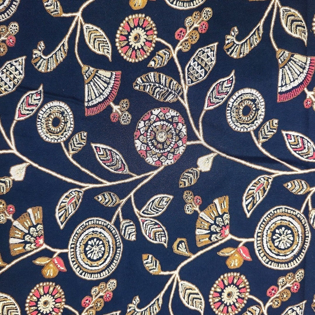 Floral Rayon Fabric