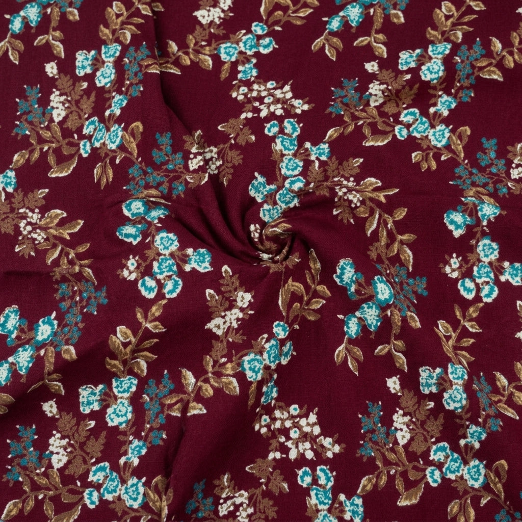 Floral Rayon Fabric