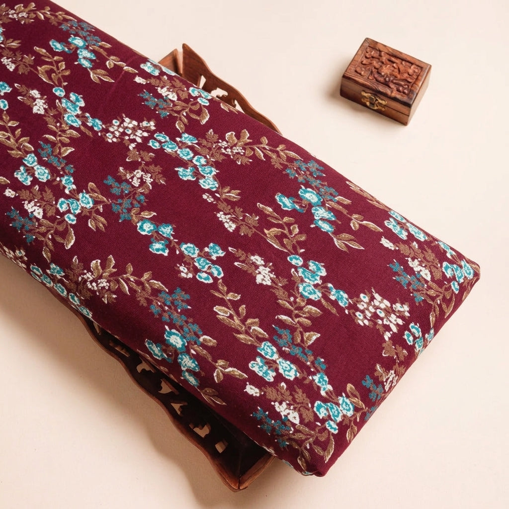 Floral Rayon Fabric