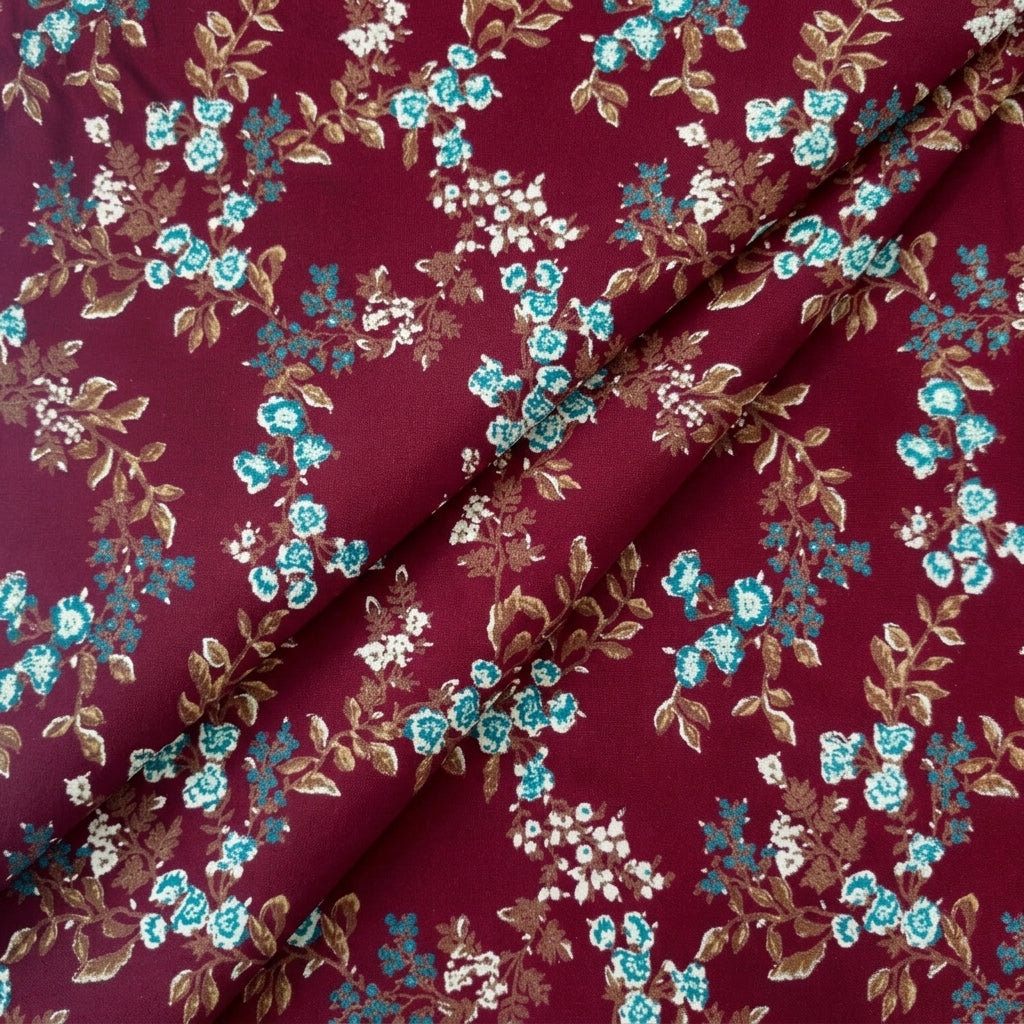 Floral Rayon Fabric