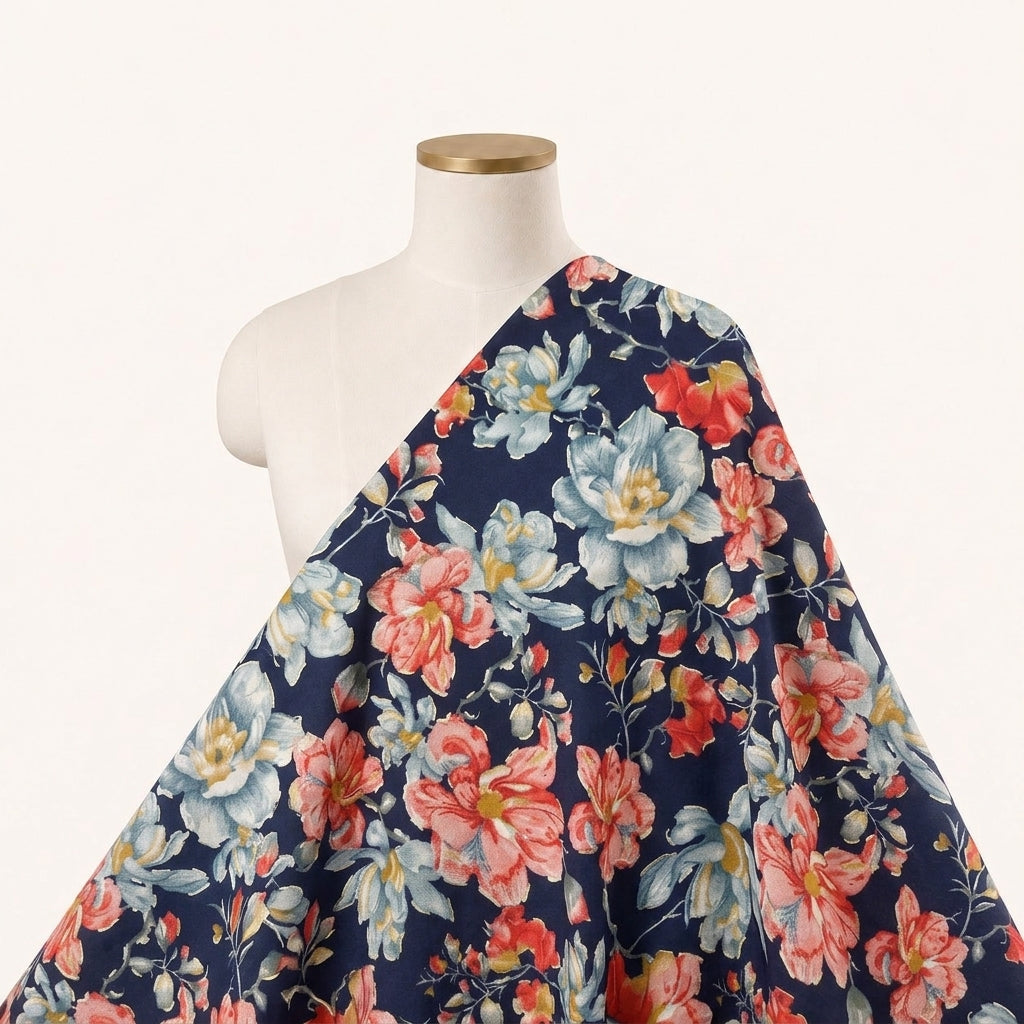 Floral Rayon Fabric