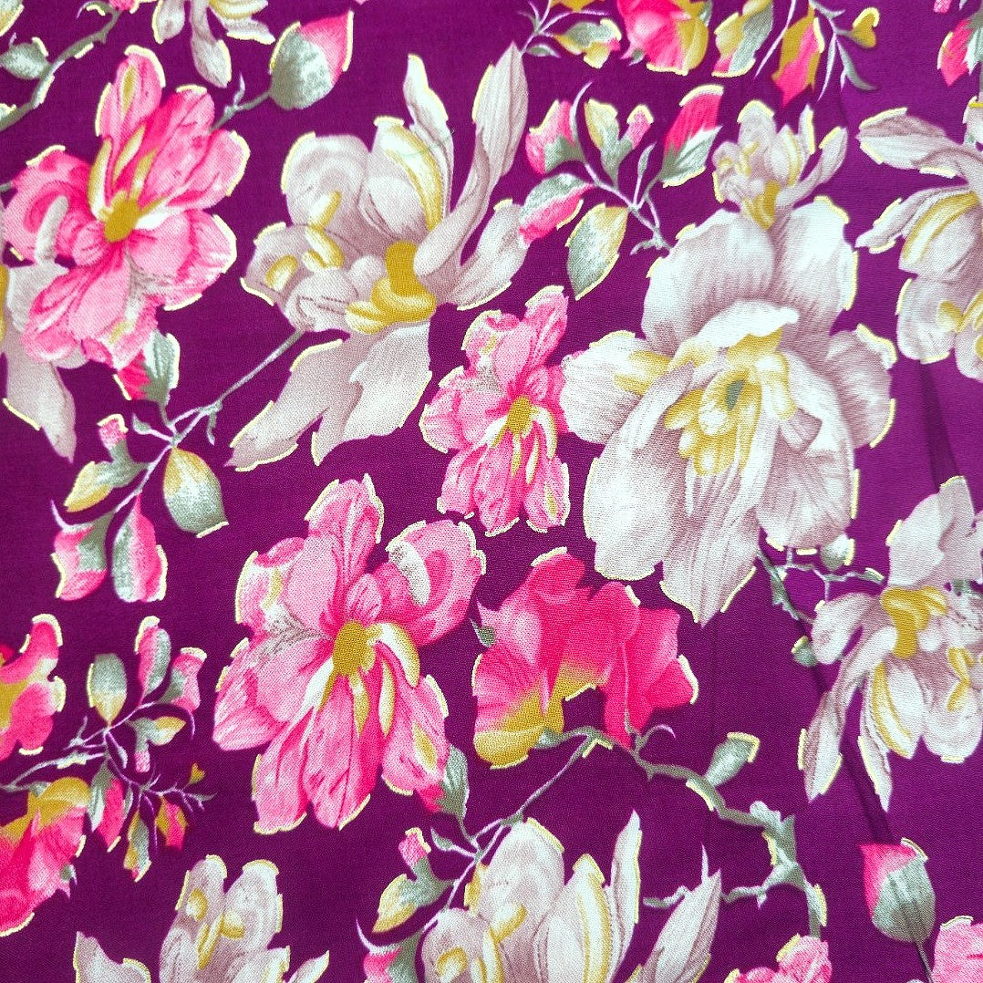 Floral Rayon Fabric