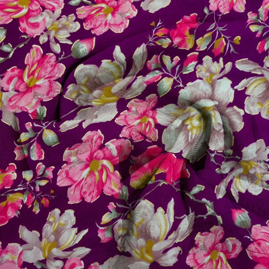 Floral Rayon Fabric